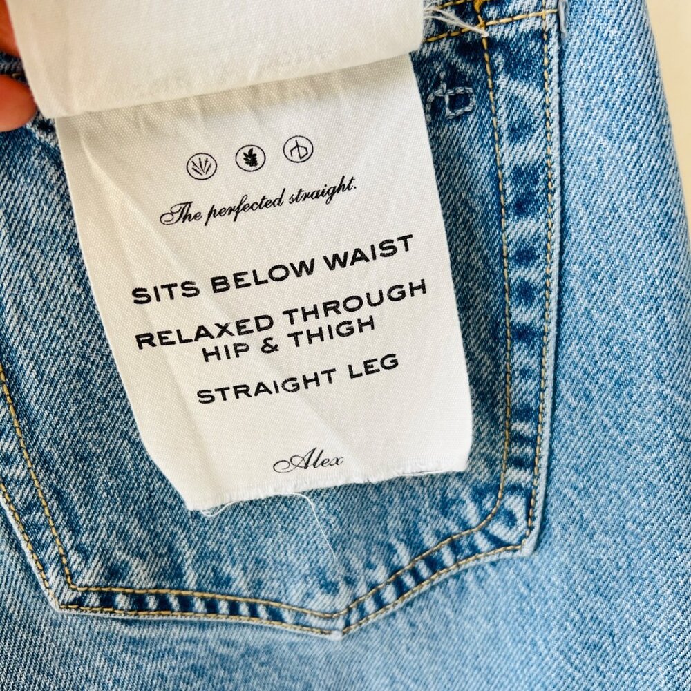 Rag & Bone Alex Highrise straight legs jeans, Size 28 M59 - Picture 8 of 12